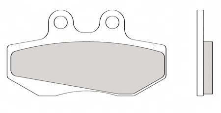 Bremsbeläge vorne Kyoto organisch 76.8 x 41.8 x 7.4 mm