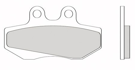 Plaquettes de frein 76.8 x 41.8 x 7.4 mm Plaquettes de frein 76.8 x 41.8 x 7.4 mm