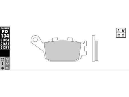 Plaquettes de frein (2pcs) Galfer arrière Sinter street, moto Honda 500-1300cc CBR/CB/XL/NC/CB/Hornet etc... Plaquettes de frein (2pcs) Galfer arrière Sinter street, moto Honda 500-1300cc CBR/CB/XL/NC/CB/Hornet etc...
