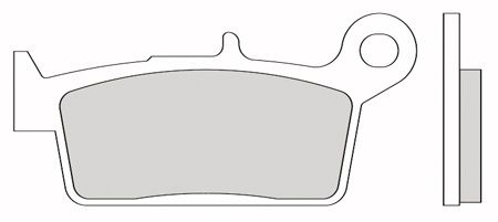 Mâchoires de frein Galfer organique 75.2 x 36.1 x 7.0 mm