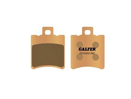 Plaquettes de frein avant/arrière Galfer en métal fritté 39,7 x 49,5 x 6,5 mm