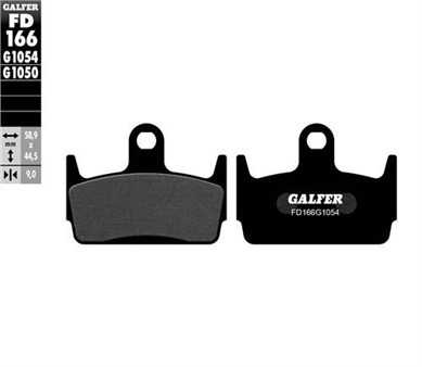 Plaquettes de frein Galfer standard 58.9 x 44.5 x 9 mm