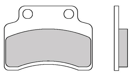Bremsbeläge vorne Galfer organisch 59.8 x 45.0 x 6.4 mm Bremsbeläge vorne Galfer organisch 59.8 x 45.0 x 6.4 mm