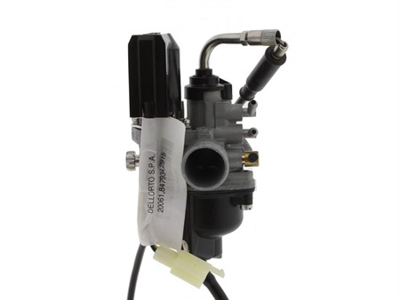 Carburateur DellOrto 17.5mm type PHVA origine avec choke électronique, Piaggio/Gilera