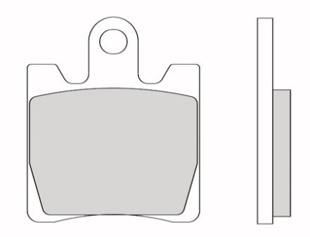 Bremsbeläge vorne Galfer organisch 44.8 x 53.4 x 8.6 mm Bremsbeläge vorne Galfer organisch 44.8 x 53.4 x 8.6 mm