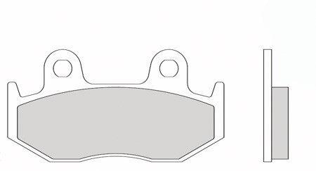 Plaquettes de frein avant/arrière GALFER organiques 81.8 x 42.3 x 9.3 mm Plaquettes de frein avant/arrière GALFER organiques 81.8 x 42.3 x 9.3 mm
