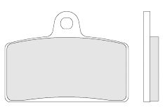 Bremsbeläge Galfer Sinter-Metall 69.9x51.6x7.5 mm, Aprilia RS4 50cc