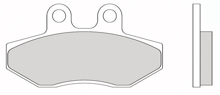 Plaquettes de frein avant, Galfer semi-métal, 76.8 x 41.8 x 9.4 mm Plaquettes de frein avant, Galfer semi-métal, 76.8 x 41.8 x 9.4 mm