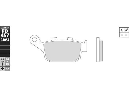 Bremsbelag Galfer Standard (Paar) Bremsbelag Galfer Standard (Paar)