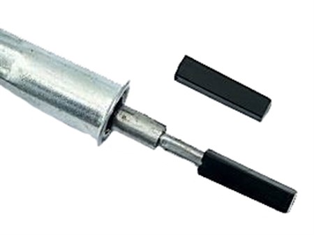 Fourrure dentraîneur de compteur (1pce), plastique noire, universal, compteur/cable VDO