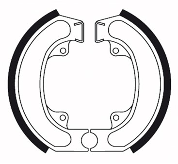 Bremsbeläge (Trommelbremse) hinten Galfer organisch Ø 110 x 25mm Bremsbeläge (Trommelbremse) hinten Galfer organisch Ø 110 x 25mm