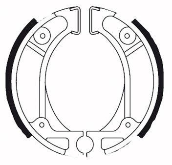 Machoires de frein avant/arrière GALFER organiques Ø 95 x 20 mm, Honda NPS Zoomer, Vision / Kymco Heroism, K12 Machoires de frein avant/arrière GALFER organiques Ø 95 x 20 mm, Honda NPS Zoomer, Vision / Kymco Heroism, K12