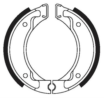 Machoires de frein arrière Galfer organiques, MBK BOOSTER / YAMAHA Bws 50cc, Ø 110 x 25 mm