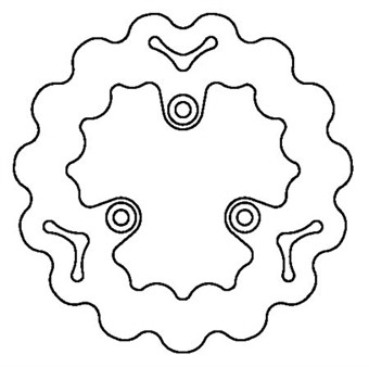 Wave Disc Galfer avant/arriére 190/58/3,5mm