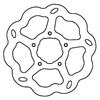 Wave Disc avant Galfer 220/58/4mm Wave Disc avant Galfer 220/58/4mm