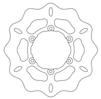 Wave Disc avant/arriére Galfer 220/90/4mm Wave Disc avant/arriére Galfer 220/90/4mm