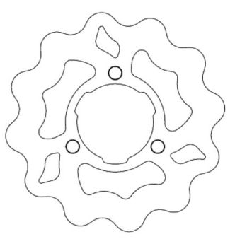 Bremsscheibe hinten Galfer Wave Disc 180/62/3,5mm Bremsscheibe hinten Galfer Wave Disc 180/62/3,5mm