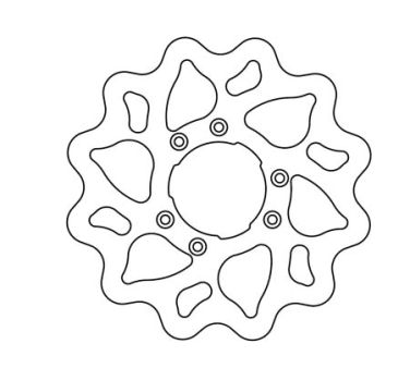 Disque de frein avant Wave Disc Galfer 240/108/3,5mm Disque de frein avant Wave Disc Galfer 240/108/3,5mm