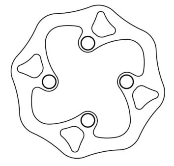 Bremsscheibe Galfer Wave Disc W 185/70,5/3mm Bremsscheibe Galfer Wave Disc W 185/70,5/3mm