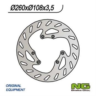 Disque de fein NG 260/108/3.5mm 6 trous