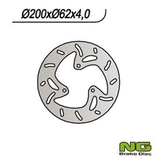 Disque de frein NG 200/62/4mm 3 trous