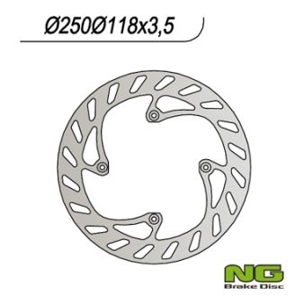 Disque de frein NG 250/118/3.5mm 4 trou Disque de frein NG 250/118/3.5mm 4 trou