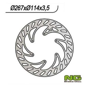 Disque de frein NG 267/114/3.5mm 6 trou