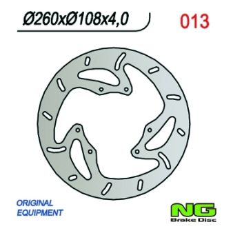 Bremsscheibe NG 260/108/4mm 6 Loch Bremsscheibe NG 260/108/4mm 6 Loch