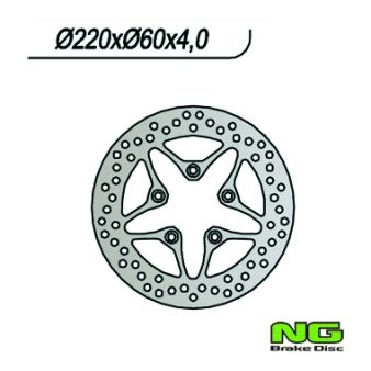 Disque de freins NG 220/60/4mm 5 trou Disque de freins NG 220/60/4mm 5 trou