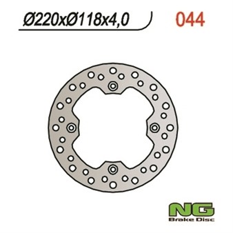 Disque de freins NG 220/118/4mm 4 trou