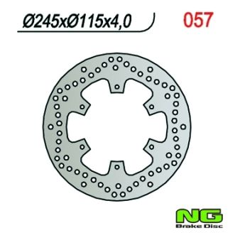 Disque de freins NG 245/115/4mm 6 trou Disque de freins NG 245/115/4mm 6 trou