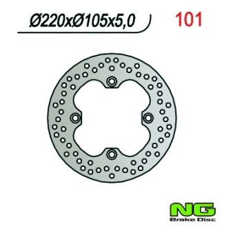 Disque de freins NG 220/105/5mm 4 trou Disque de freins NG 220/105/5mm 4 trou
