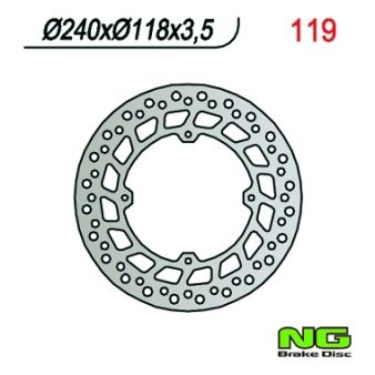 Bremsscheibe NG 240/118/3.5mm 4 Loch Bremsscheibe NG 240/118/3.5mm 4 Loch
