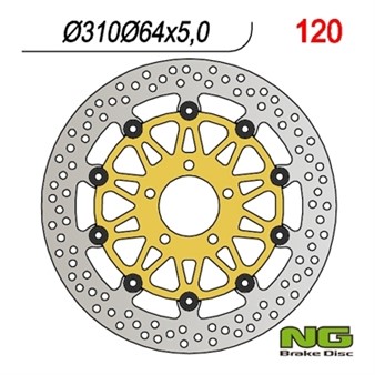 Disque de freins NG 310/64/5mm 5 trou