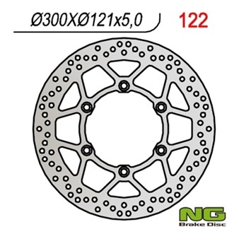 Disque de freins NG 300/121/5mm 6 trou