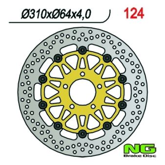 Disque de freins NG 310/64/4mm 5 trou Disque de freins NG 310/64/4mm 5 trou