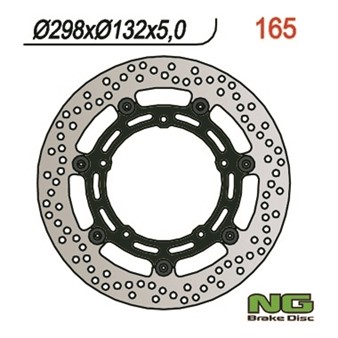 Disque de freins NG 298/132/5mm 5 trou