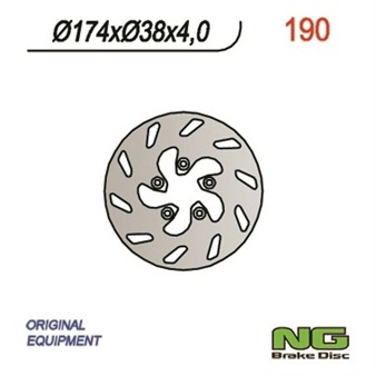 Disque de freins NG 174/38/4mm 5 trou Disque de freins NG 174/38/4mm 5 trou