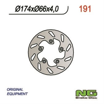 Disque de freins NG 174/66/4mm 5 trou