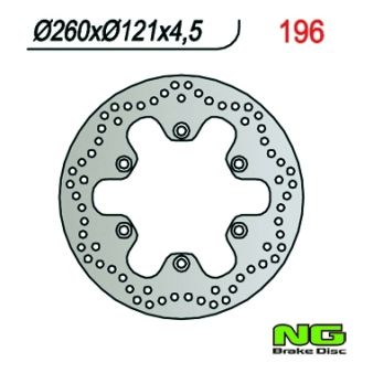 Disque de freins NG 260/121/4.5mm 6 trou Disque de freins NG 260/121/4.5mm 6 trou