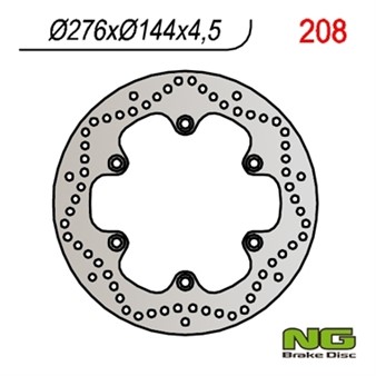 Disque de freins NG 276/144/4.5mm 6 trou Disque de freins NG 276/144/4.5mm 6 trou