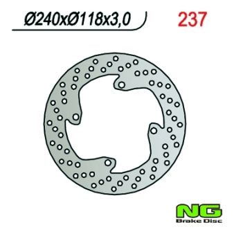 Bremsscheibe NG 240/118/3mm 4 Loch Bremsscheibe NG 240/118/3mm 4 Loch