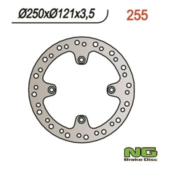 Disque de freins NG 250/121/3.5mm 4 trou