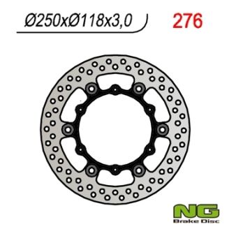 Disque de freins NG 250/118/3mm 6 trou Disque de freins NG 250/118/3mm 6 trou