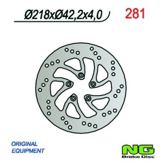Disque de freins NG 218/42/4mm 5 trou Disque de freins NG 218/42/4mm 5 trou