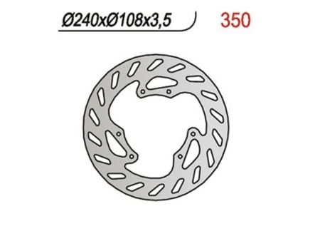 Disque de freins NG 240/108/3.5mm 6 trou Disque de freins NG 240/108/3.5mm 6 trou