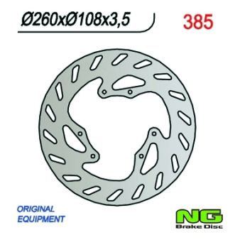 Bremsscheibe NG 260/108/3.5mm 6 Loch Bremsscheibe NG 260/108/3.5mm 6 Loch