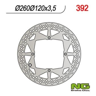 Disque de freins NG 260/120/3.5mm 4 trou