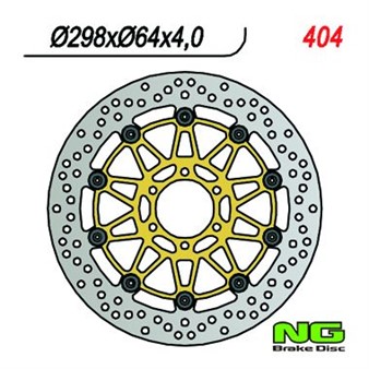 Disque de freins NG 298/64/4mm 6 trou