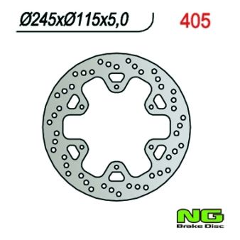 Disque de freins NG 245/115/5mm 6 trou Disque de freins NG 245/115/5mm 6 trou
